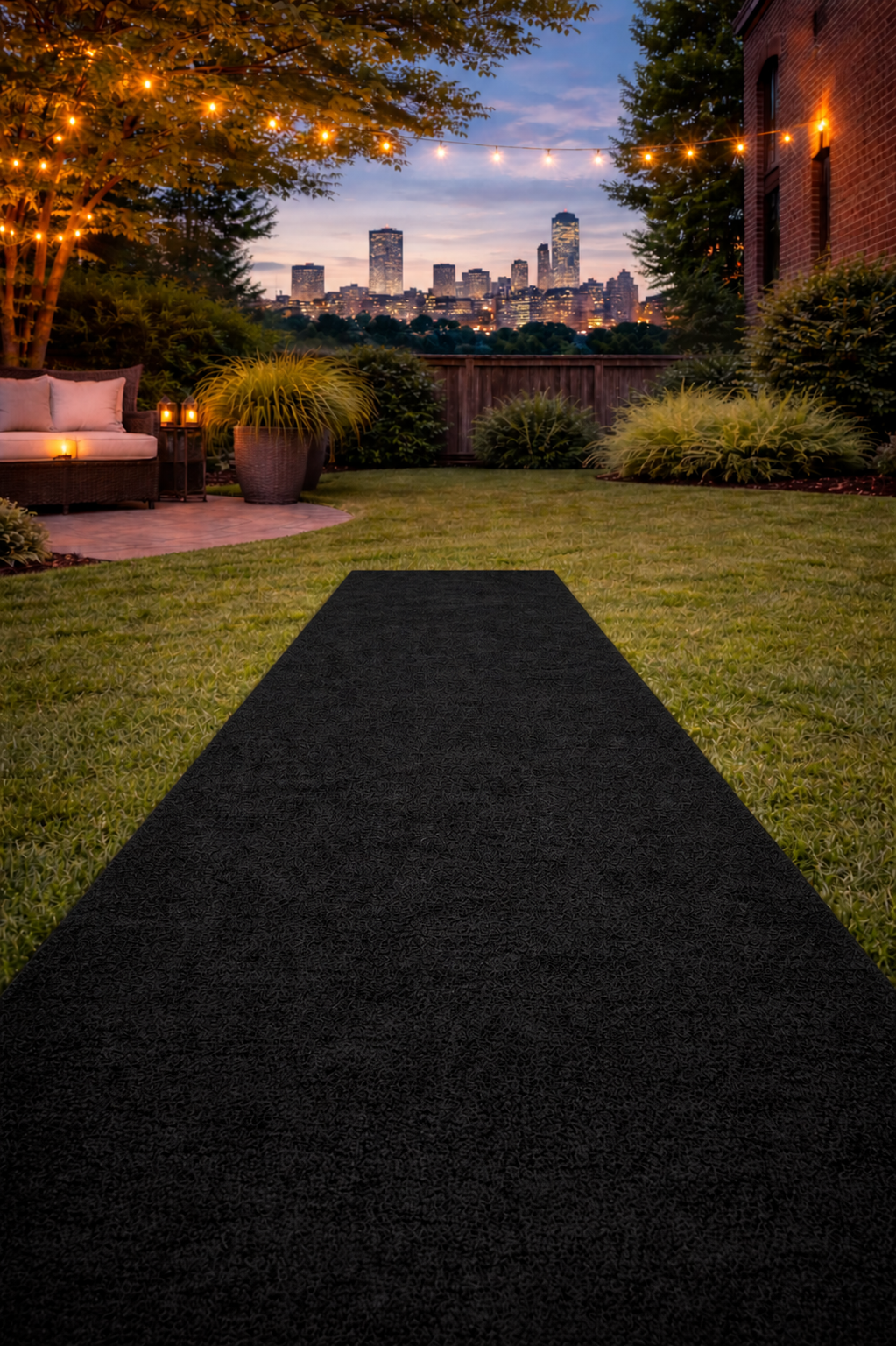 Black Carpet - 3ft x 10ft