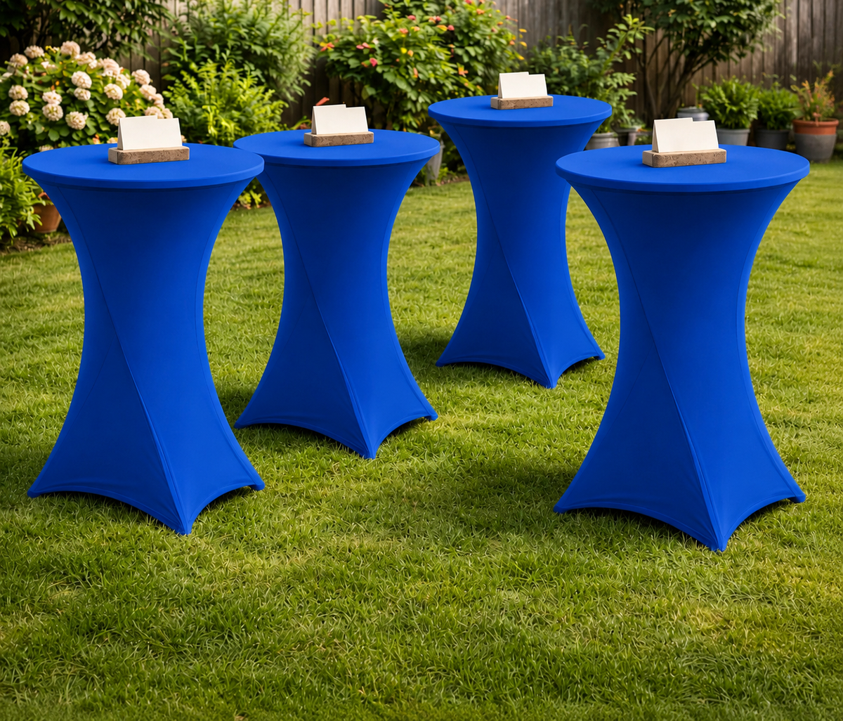 Cocktail Hour Tables with Tablecovers - One Table