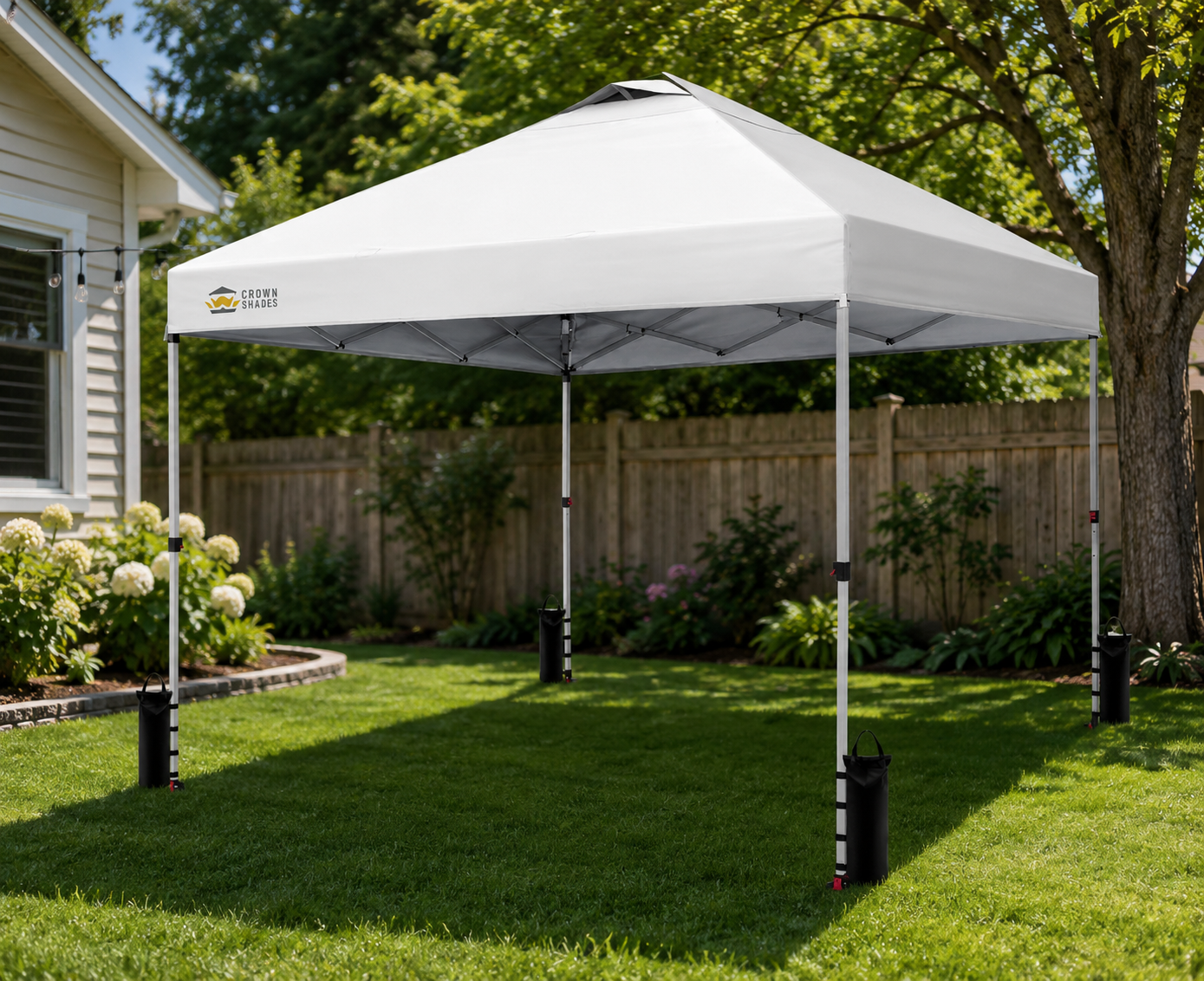 10 x 10 White Pop Up Tent