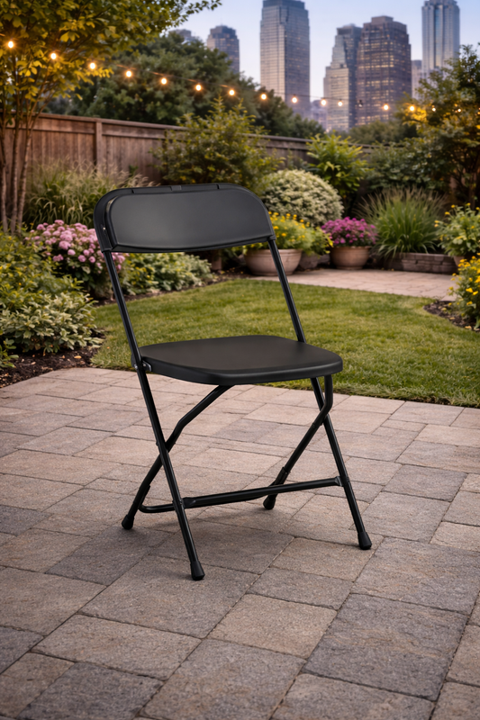 Black Plastic Chairs